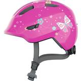 Børn - medium Cykelhjelme ABUS Smiley 3.0 - Pink Butterfly