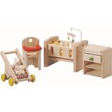 Plantoys Dukketilbehør Dukker & Dukkehus Plantoys Nursery Doll Cabinet Furniture