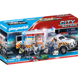 Læger - Plastlegetøj Legesæt Playmobil Rescue Vehicles Ambulance with Lights & Sound