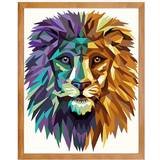 Løve Kreakasser Paint by Numbers The Lion