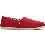 39 ½ - Lærred Lave sko Toms Alpargata Flats W - Red