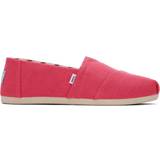 9 - Pink Lave sko Toms Heritage Alpargata Flats - Raspberry
