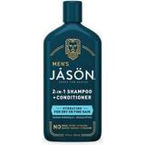 Jason Shampooer Jason Natural Men's 2-IN-1 Shampoo Conditioner For Dry or Fine Hair Ocean Minerals Eucalyptus 355ml