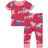 Hatley Babyer Nattøj Hatley Frolicking Unicorns Pajamas - Pink
