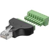Pro Kabelclips & Fastgøring Pro Terminal Block 8-pin > RJ45 male (8P8C)