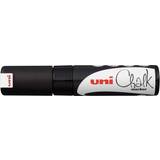 Kuglepenne Uni Chalk PWE-8K, sletbar marker, sort
