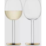 LSA International Transparent Glas LSA International Luca Wine Set of 2 Clear/Gold Vinglas