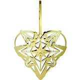 Guld - Stål Dekorationer Rosendahl Karen Blixen Heart Gold Juletræspynt 25cm