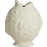 Nordal Hvid Brugskunst Nordal Ducie Fish Small Vase 19.5cm