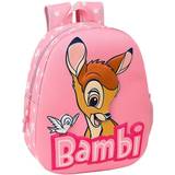 Disney Indvendig lomme Rygsække Disney 3D Skoletaske Bambi Pink