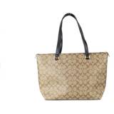 Coach Dame Tote Bag & Shopper tasker Coach Signature Coated Canvas and Leather Gallery Tote Handbag Multicolor ONESIZE