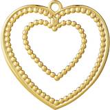 Guld - Zink Dekorationer Rosendahl Ball Heart Juletræspynt 12cm