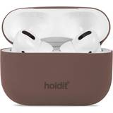 Holdit case airpods Holdit Silicone Case AirPods Pro Mobilcovere Dark Brown