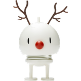 Brugskunst Hoptimist Medium Reindeer White Dekorationsfigur 15cm