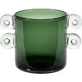 Serax Grøn Brugskunst Serax Wind & Fire med hank 18 cm Dark green Vase