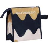 Indvendig lomme Kosmetiktasker Marimekko Nuuka Pikku Lokki Cosmetic Bag - Beige/Dark Blue
