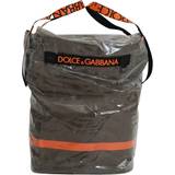 Dolce & Gabbana Tasker Dolce & Gabbana Large Fabric Shopping Tote Bag Grøn, Dame Grøn Onesize