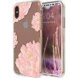 Flavr Sort Mobiltilbehør Flavr Iplate Pink Peonies Case for iPhone X/Xs