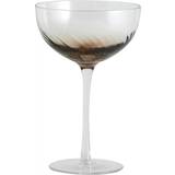 Brun Cocktailglas Nordal "Garo" m/ mørkebrun bund Cocktailglas