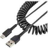 StarTech Hun – Hun - USB-kabel Kabler StarTech Coiled USB A-USB C 0.5m