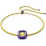 Gul Halskæder Swarovski Dulcis Necklace - Yellow/Purple