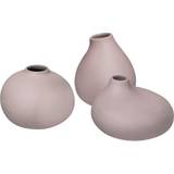 Beige - Porcelæn Vaser Blomus Nona Vase 9cm 3stk