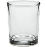 Brugskunst Creativ Company glas diameter 4,5 cm højde 6,5 cm 12 stk Fyrfadsstage