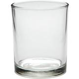 Brugskunst Creativ Company glas diameter 7 cm højde 8,4 cm 12 stk Fyrfadsstage