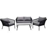 Metal Loungesæt Havemøbel Venture Design Lindos Loungesæt, 1 borde inkl. 2 stole & 1 sofaer