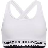 Under Armour Toppe Under Armour Girl's Crossback Sports Bra - White/Black (1369971-100)