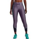 4XL - Dame Tights Under Armour Heat Gear No Slip Waistband Ankle Leggings Women - Club Purple/Neptune