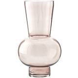 Glas Brugskunst Lene Bjerre Hedria H30,5 cm. Gammelrosa Vase