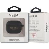 Guess In-Ear Høretelefoner Guess Silikone 4G Charm Cover (AirPods 3) Sort