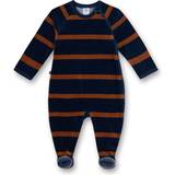 Sanetta Boy's Jumpsuit Striped Penguin - Dark Blue (221703-50276)