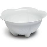 Qualy Blå Køkkentilbehør Qualy Pakkard Bowl, Skål, hvid, D. 30 cm Skål