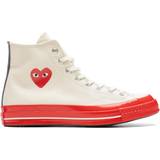 Herre Sneakers Comme des Garçons x Converse Play Chuck 70 High Top - Pristine/Red/Egret
