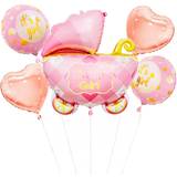 Ballonbuket Baby Girl 5-pak