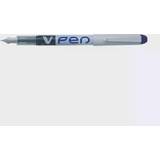 Pilot V-pen Erasable Disposable Fountain Pen Blue PK12