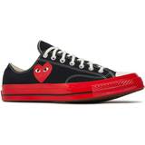 48 ½ - Rød - Unisex Sneakers Converse x Comme des Garçons PLAY Chuck 70 Low Top - Black/Red/Egret
