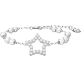 Swarovski Stella Bracelet - Silver/Pearls/Transparent