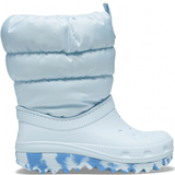 Crocs Vinterstøvler Vintersko Crocs Kid's Classic Neo Puff Boot - Mineral Blue