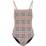 Burberry Badetøj Burberry Check Swimsuit - Archive Beige