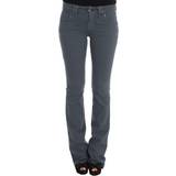 John Galliano Wash Cotton Blend Slim Fit Bootcut Jeans