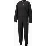 Bomuld - Dame Jumpsuits & Overalls Puma Loungewear Tracksuit Women's - Black