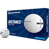 Hvid Golfbolde TaylorMade Distance Plus - 12 pack