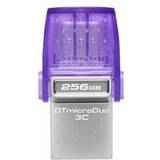 256 GB - MultiMediaCard (MMC) - USB 3.2 (Gen 1) USB Stik Kingston DataTraveler MicroDuo 3C 256GB
