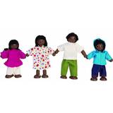 Plantoys Trælegetøj Dukker & Dukkehus Plantoys Dollhouse Doll Family (Afro American