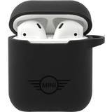 Mini Høretelefoner Mini MIACA2SLTBK AirPods cover black/black hard case Silicone Collection