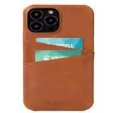 Krusell Mobiletuier Krusell Leather CardCover iPhone 13 Pr