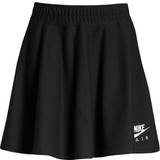 Bomuld - XXL Nederdele Nike Air Piqué Skirt - Black/White